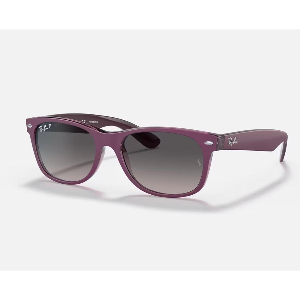 Ray-Ban Purple Polarized Sunglasses for Women **55-18**